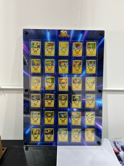 30-Card Wall Display 30th celebration Fireworks
